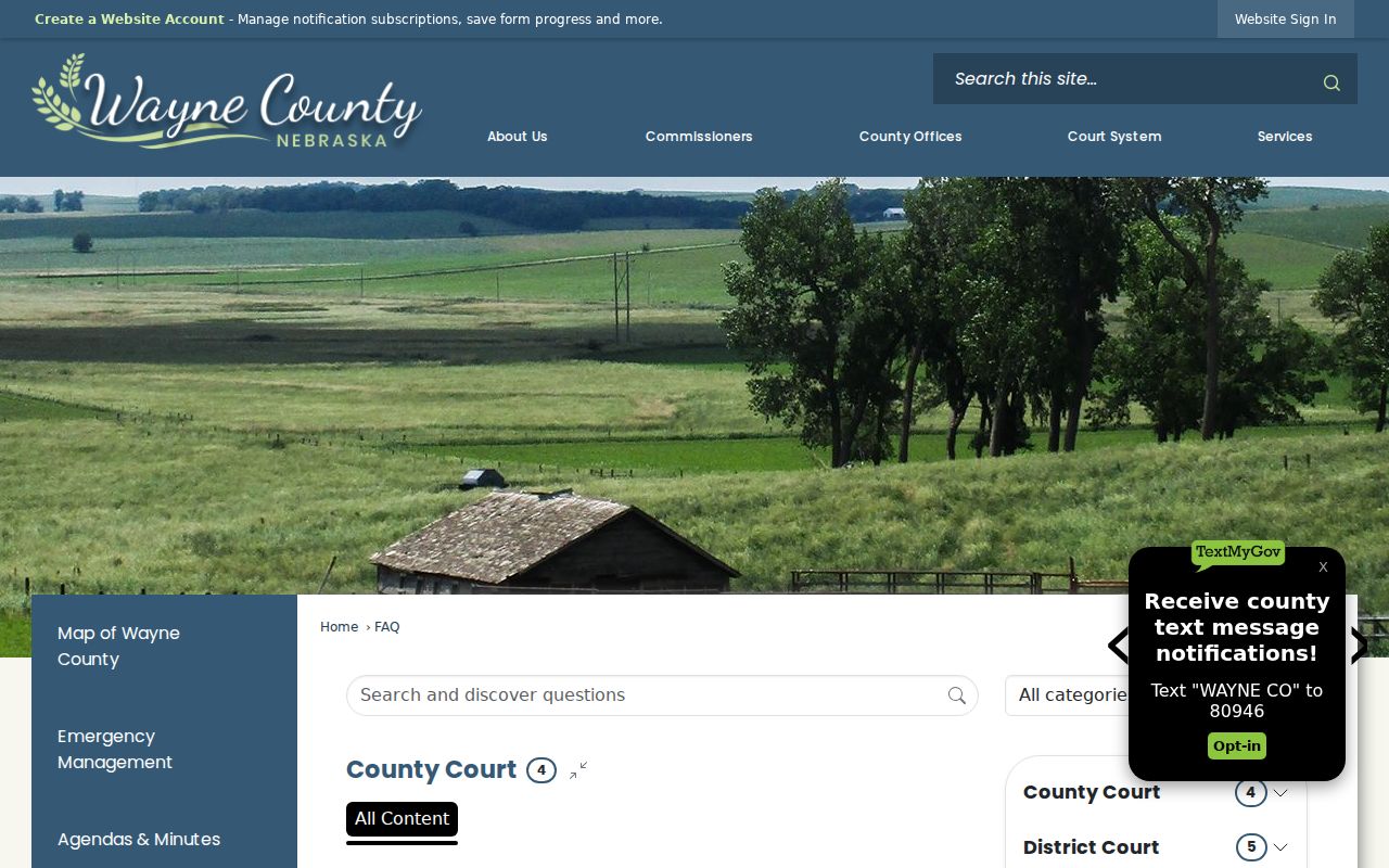 Wayne County warrant records public access FAQ
