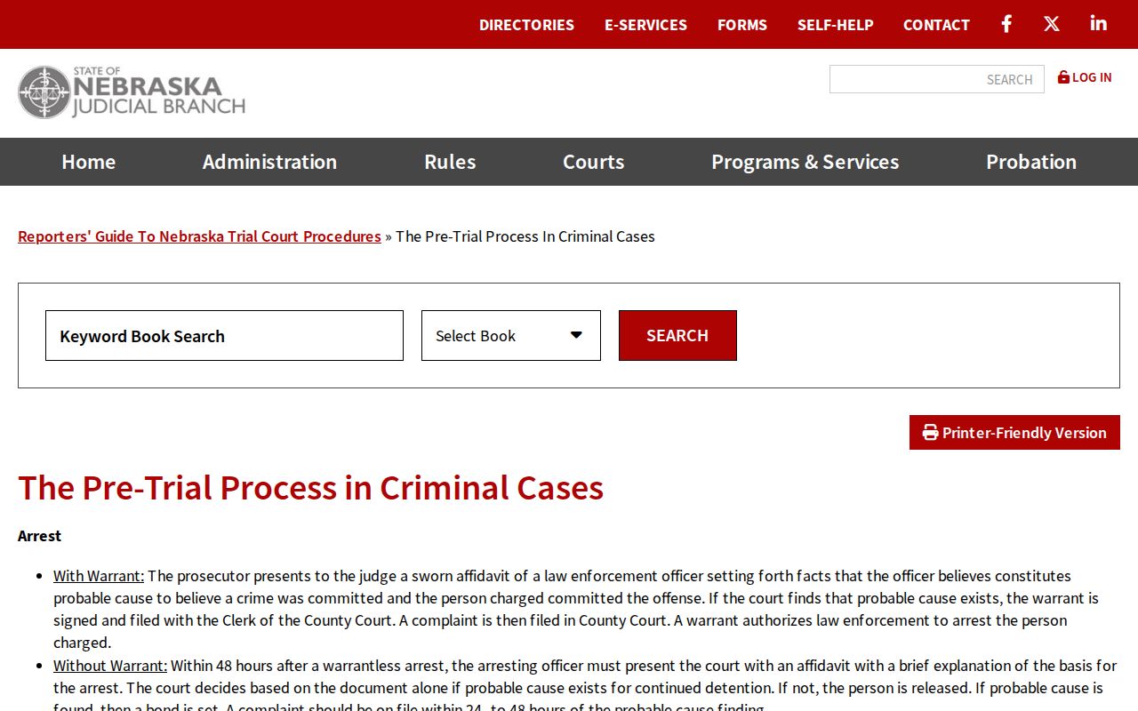 Wayne County arrest warrant records probable cause source