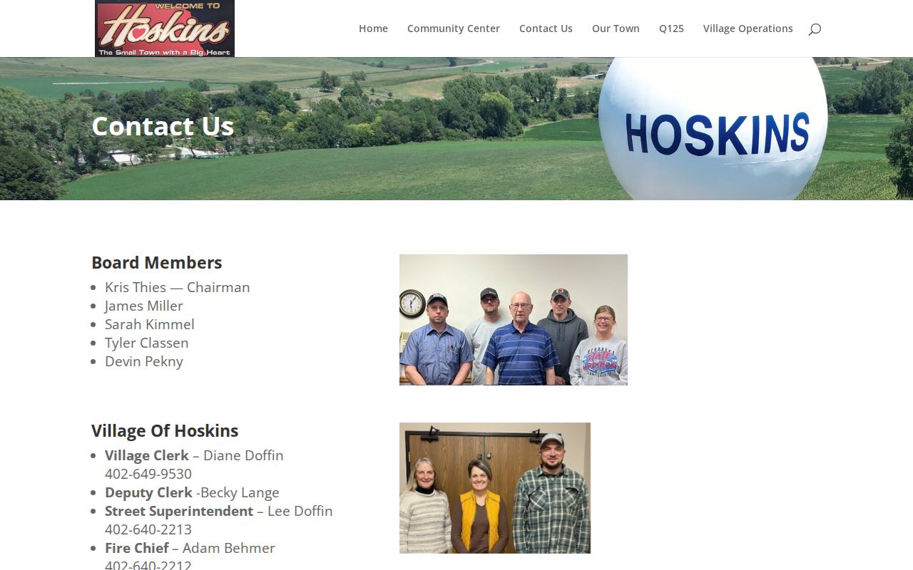 Hoskins warrant records village office source